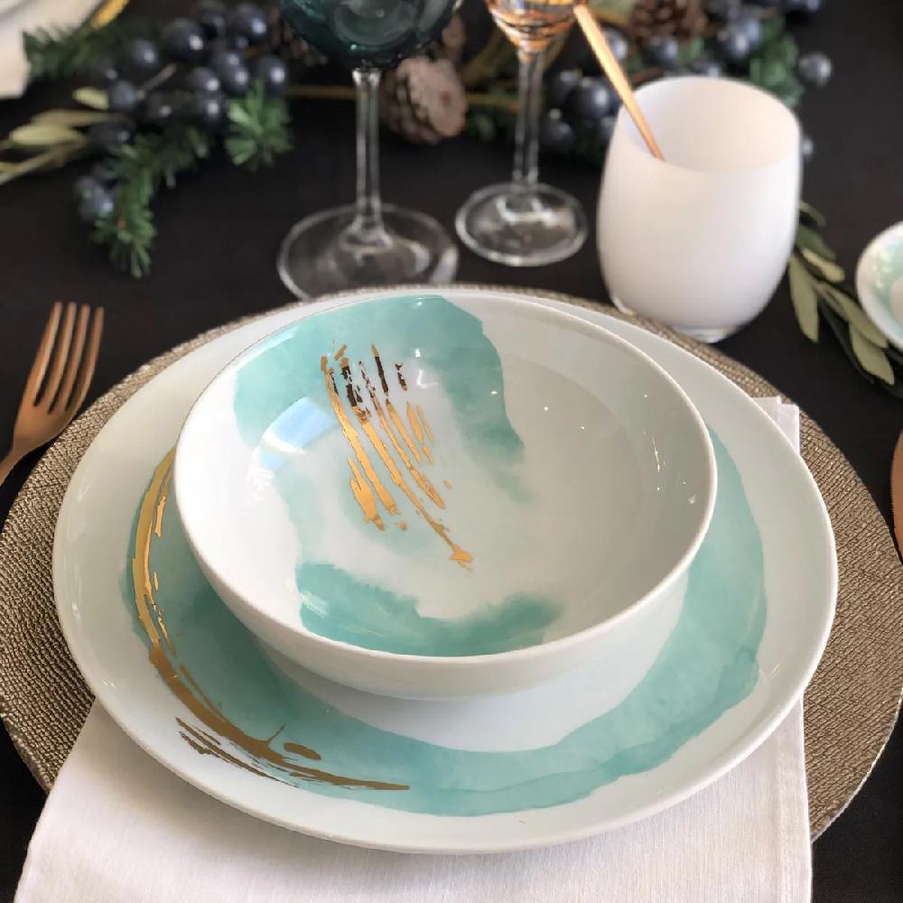 Bruno Evrard Assiette Creuse En Porcelaine 18cm - Assiettes Modernes