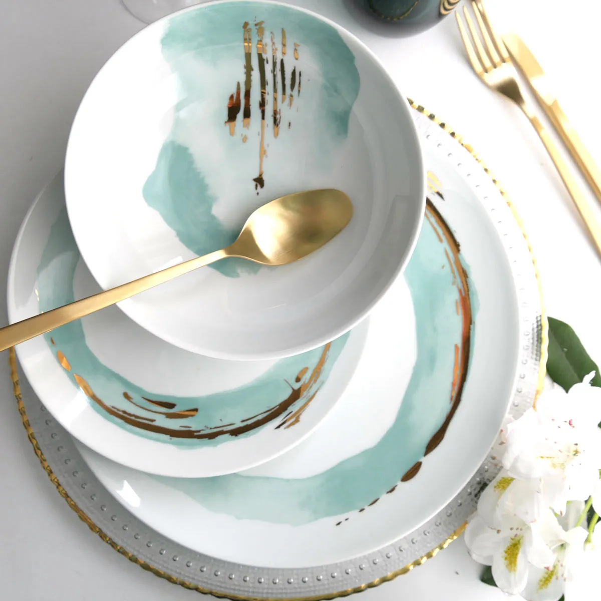 Bruno Evrard Assiette Creuse En Porcelaine 18cm - Assiettes Modernes