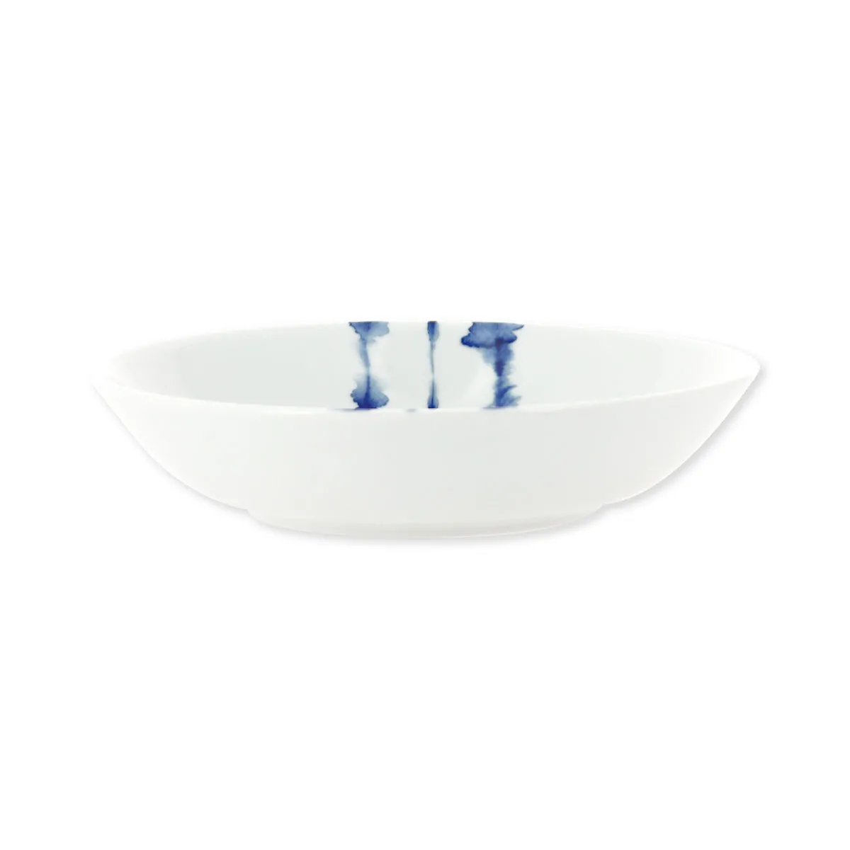 bruno evrard Assiette creuse en porcelaine 21cm décor bleu - AZURA