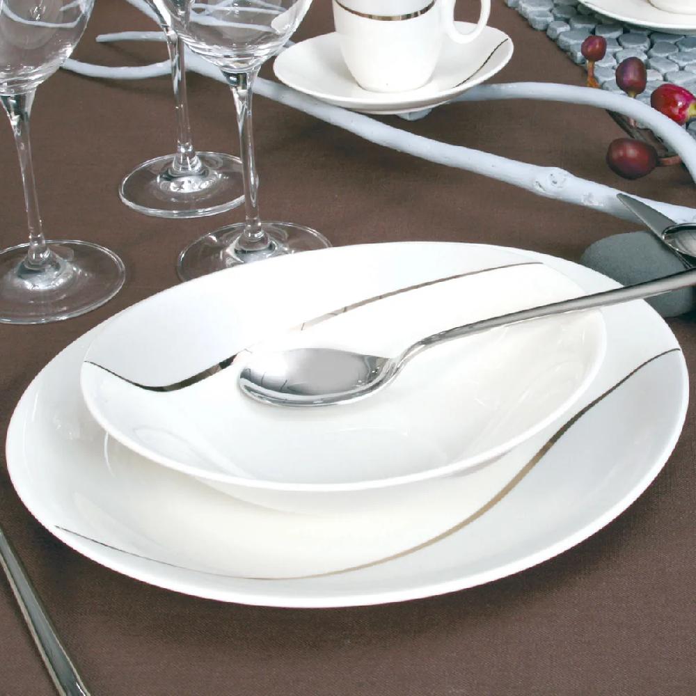 Bruno Evrard Assiette Creuse En Porcelaine - Vaisselle Contemporaine Et Design