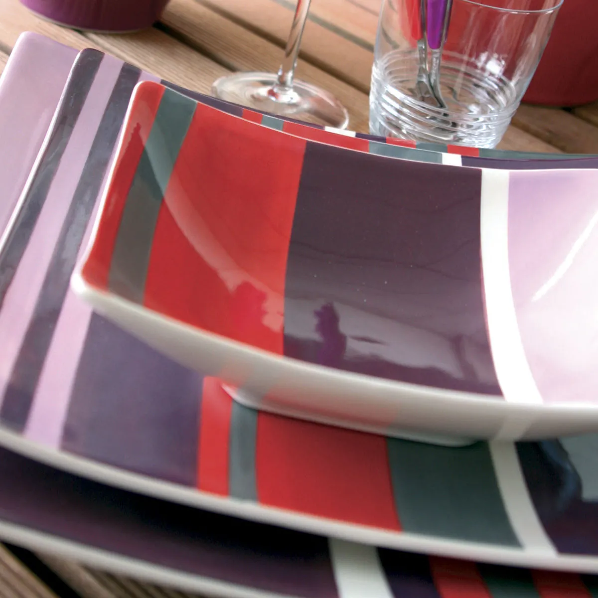 Bruno Evrard Assiette De Bienvenue DIEGO 30cm En Faïence Colorée