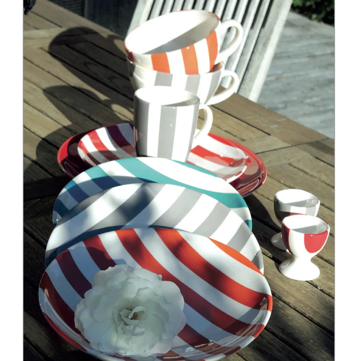 Bruno Evrard Assiette Design En Faïence - Vaisselle Tendance Et Chic