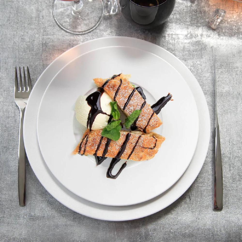 Bruno Evrard Assiette Dessert Design En Porcelaine - Vaisselle Chic