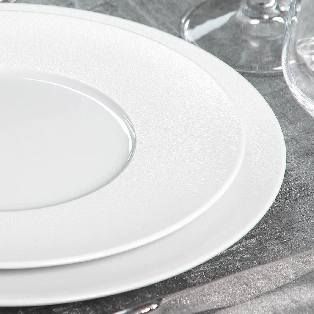 Bruno Evrard Assiette Dessert Design En Porcelaine - Vaisselle Chic