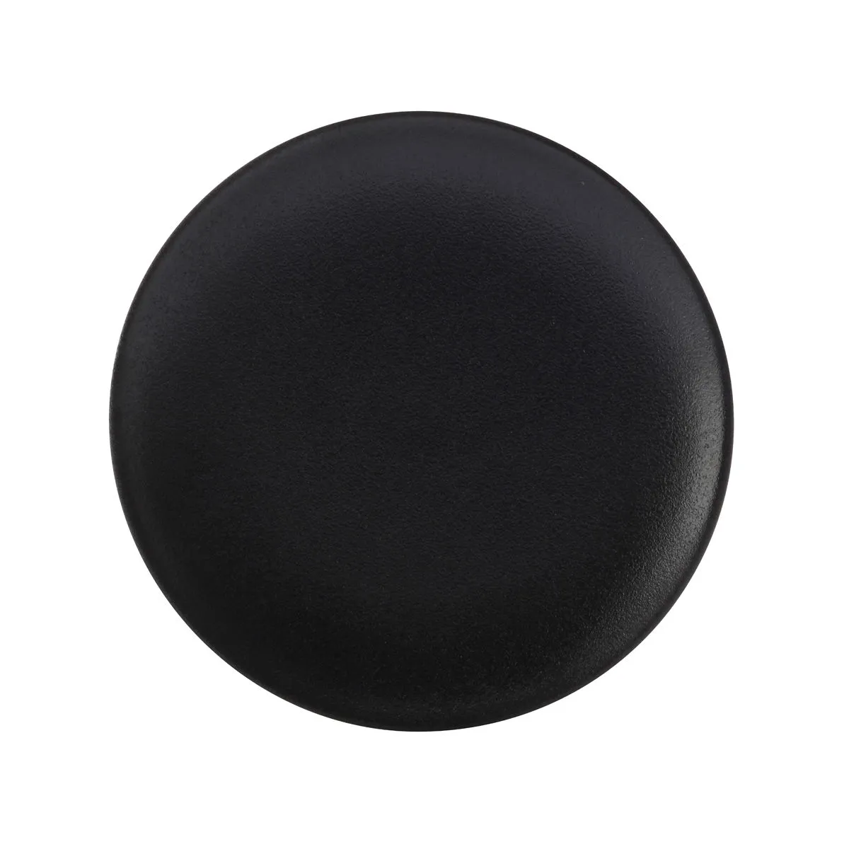 bruno evrard Assiette dessert en porcelaine noire - CAVIAR 20cm