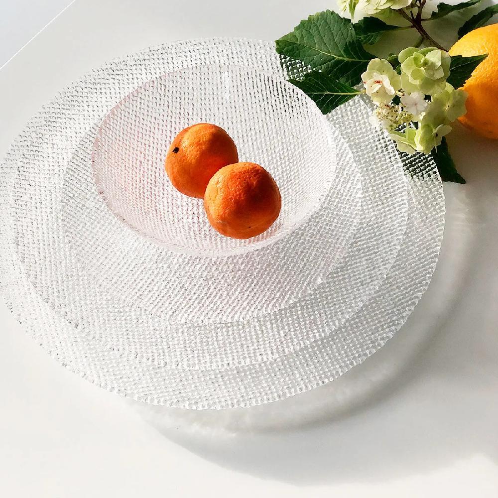 Bruno Evrard Assiette Dessert En Verre Transparent 22cm - LISA