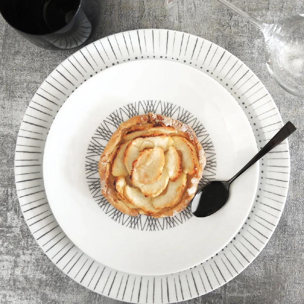 Bruno Evrard Assiette Dessert Porcelaine 21cm - Vaisselle SOLNA