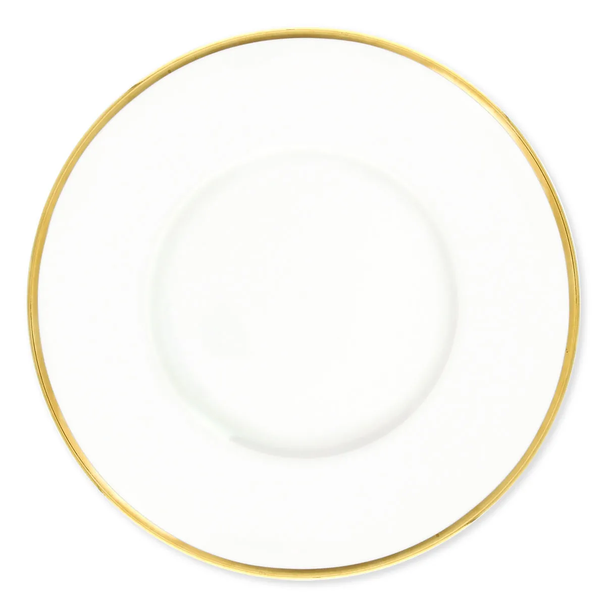 bruno evrard Assiette en porcelaine filet doré - Vaisselle Or