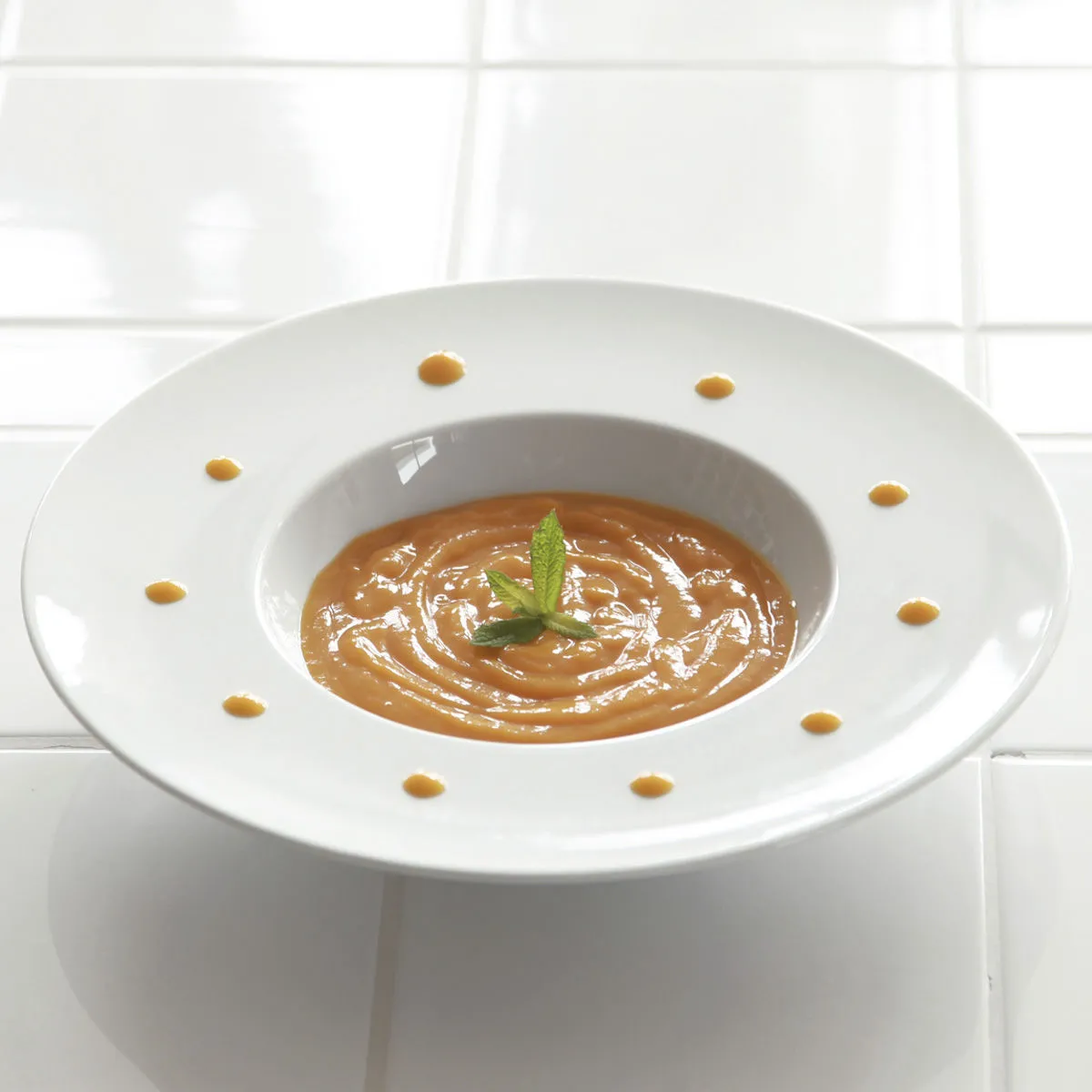 Bruno Evrard Assiette Gourmet Blanche En Porcelaine - Vaisselle Design Et Chic