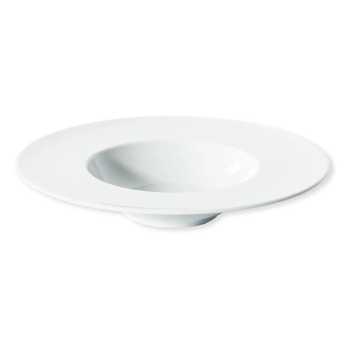 bruno evrard Assiette Gourmet blanche en porcelaine - Vaisselle Design et Chic