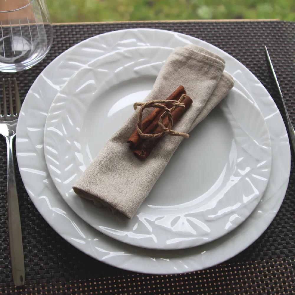 Bruno Evrard Assiette Plate AUNAY Porcelaine Française 26 5cm