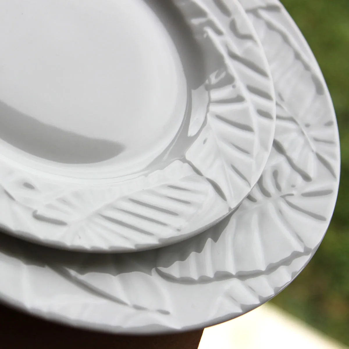 Bruno Evrard Assiette Plate AUNAY Porcelaine Française 26 5cm