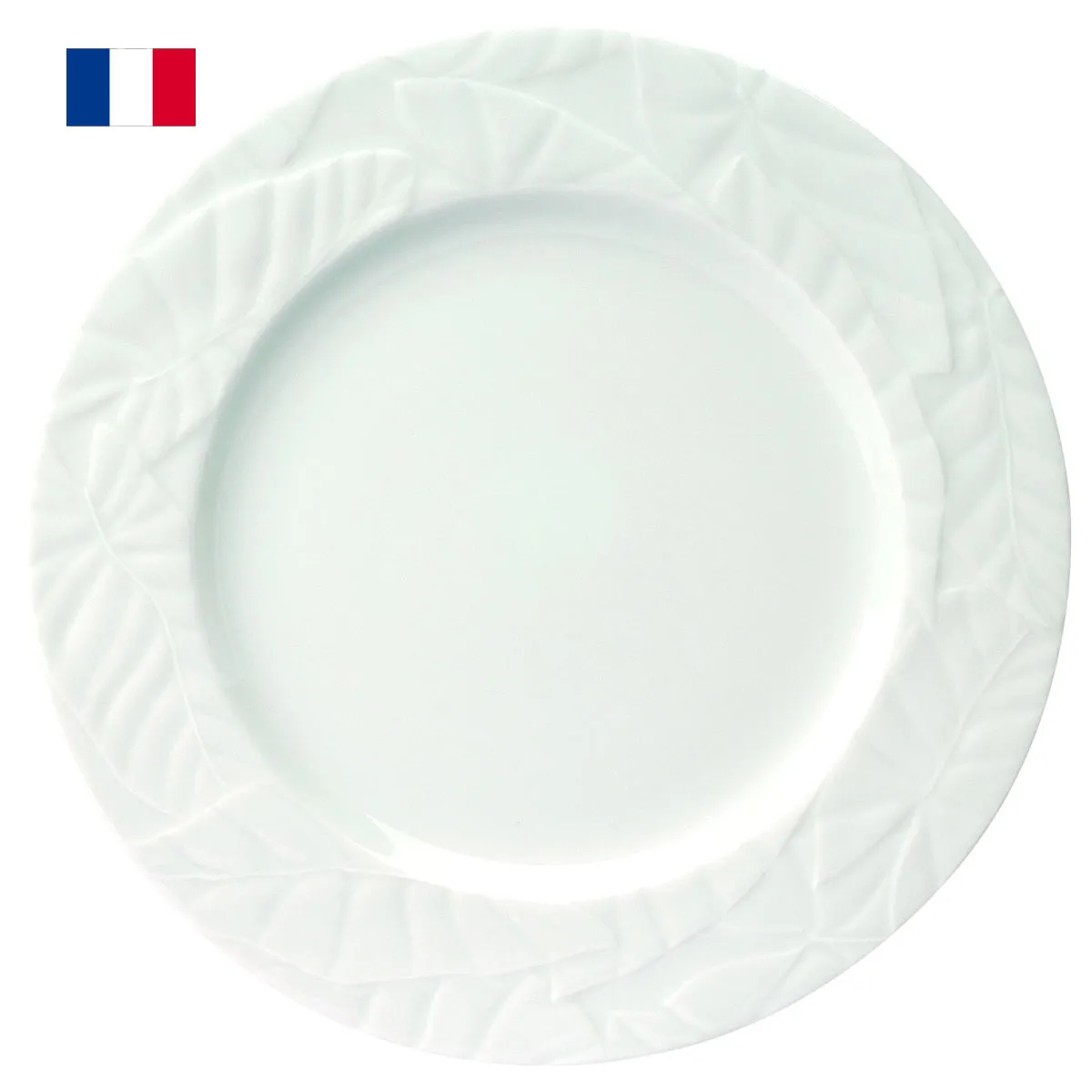 bruno evrard Assiette plate AUNAY porcelaine française 26 5cm