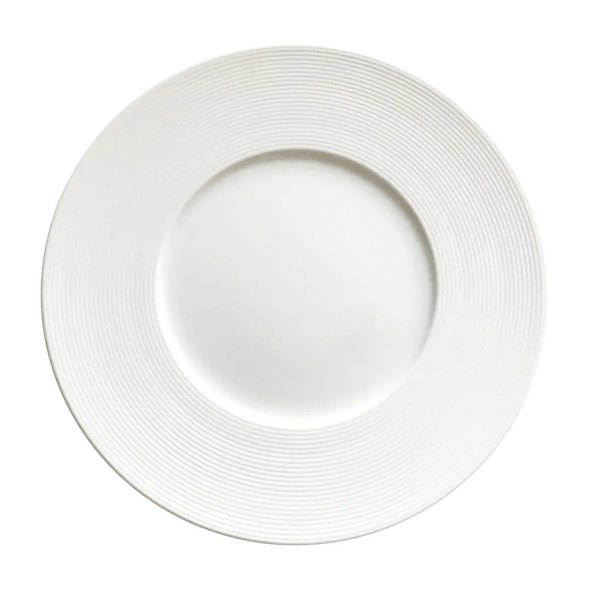 bruno evrard Assiette plate blanche en porcelaine 27cm - SOLARA