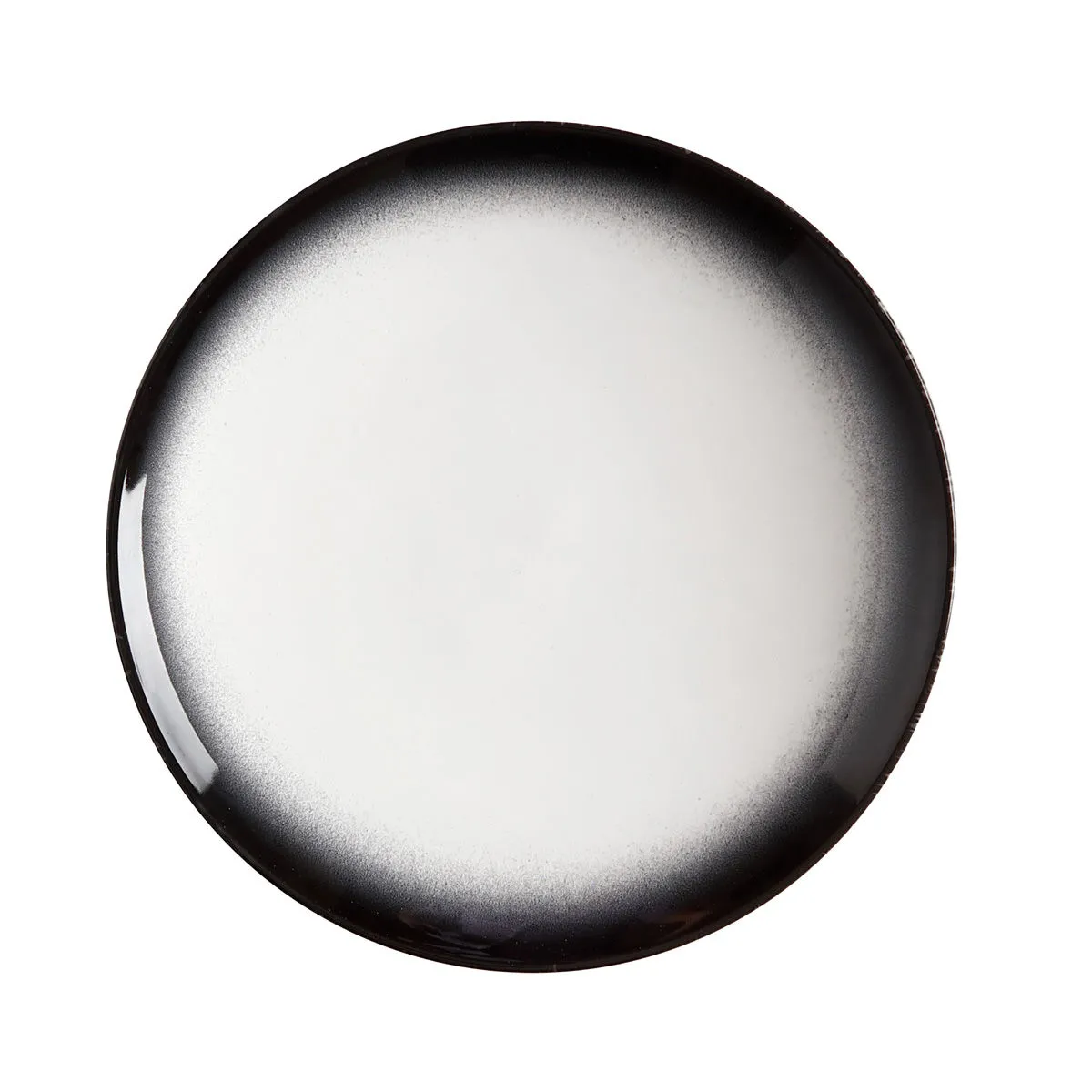 bruno evrard Assiette plate en porcelaine 27 5cm CAVIAR GRANITE