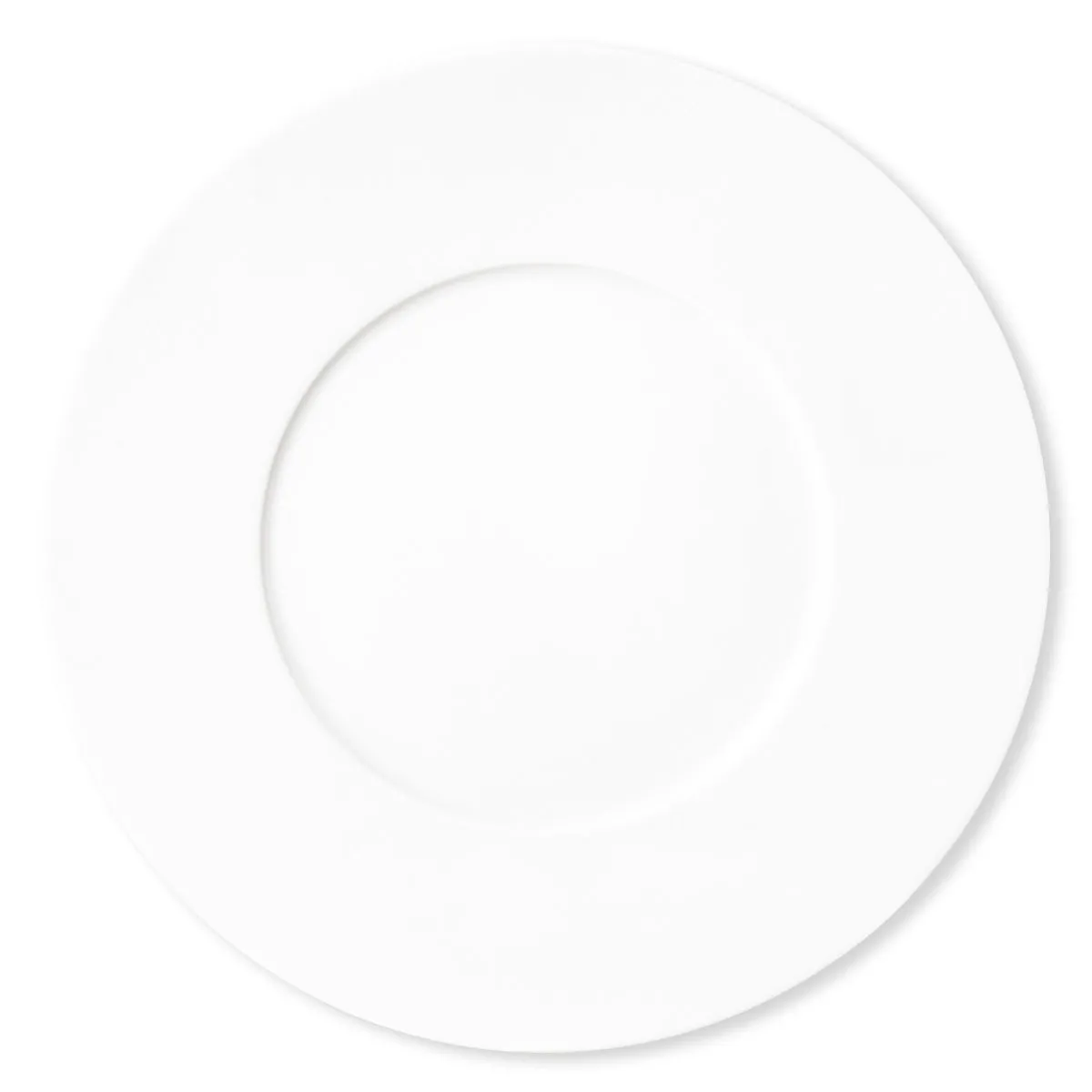 bruno evrard Assiette plate en porcelaine blanche - Vaisselle Design