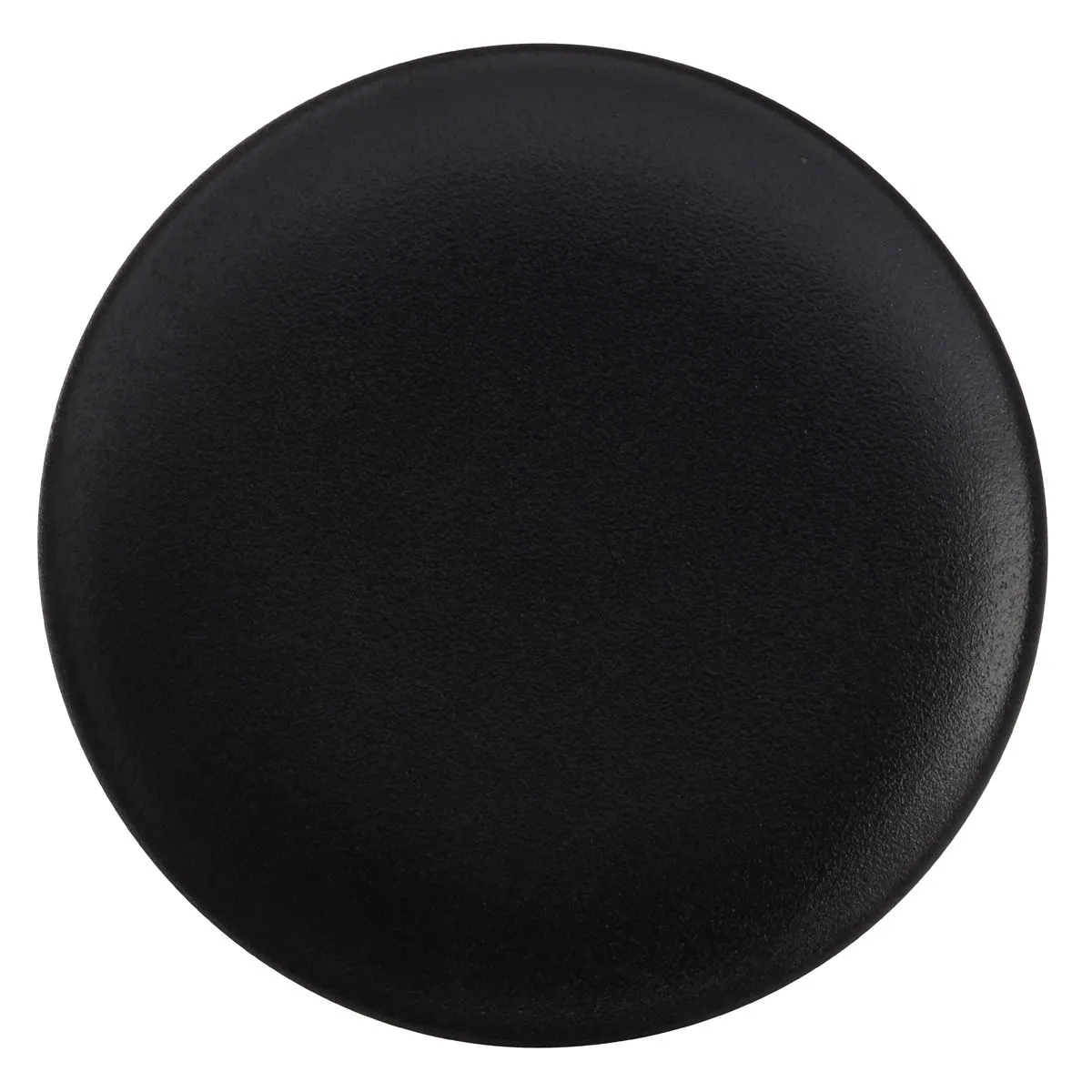 bruno evrard Assiette plate en porcelaine noire - CAVIAR 27 5cm