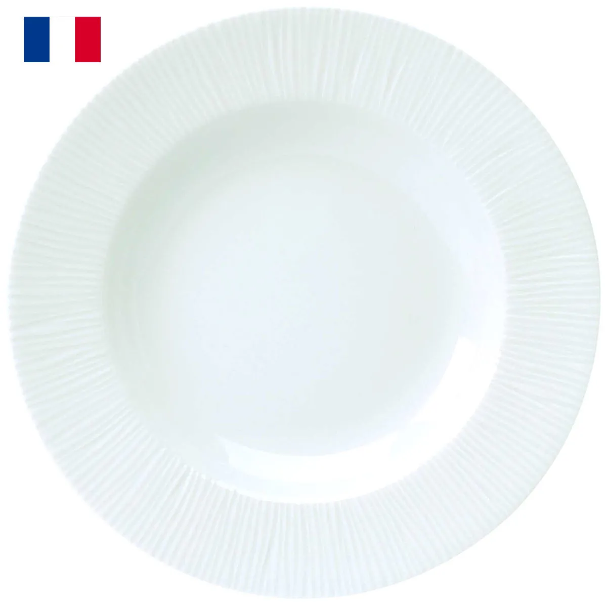 bruno evrard Assiette plate ROUVRAY porcelaine française 26 5cm