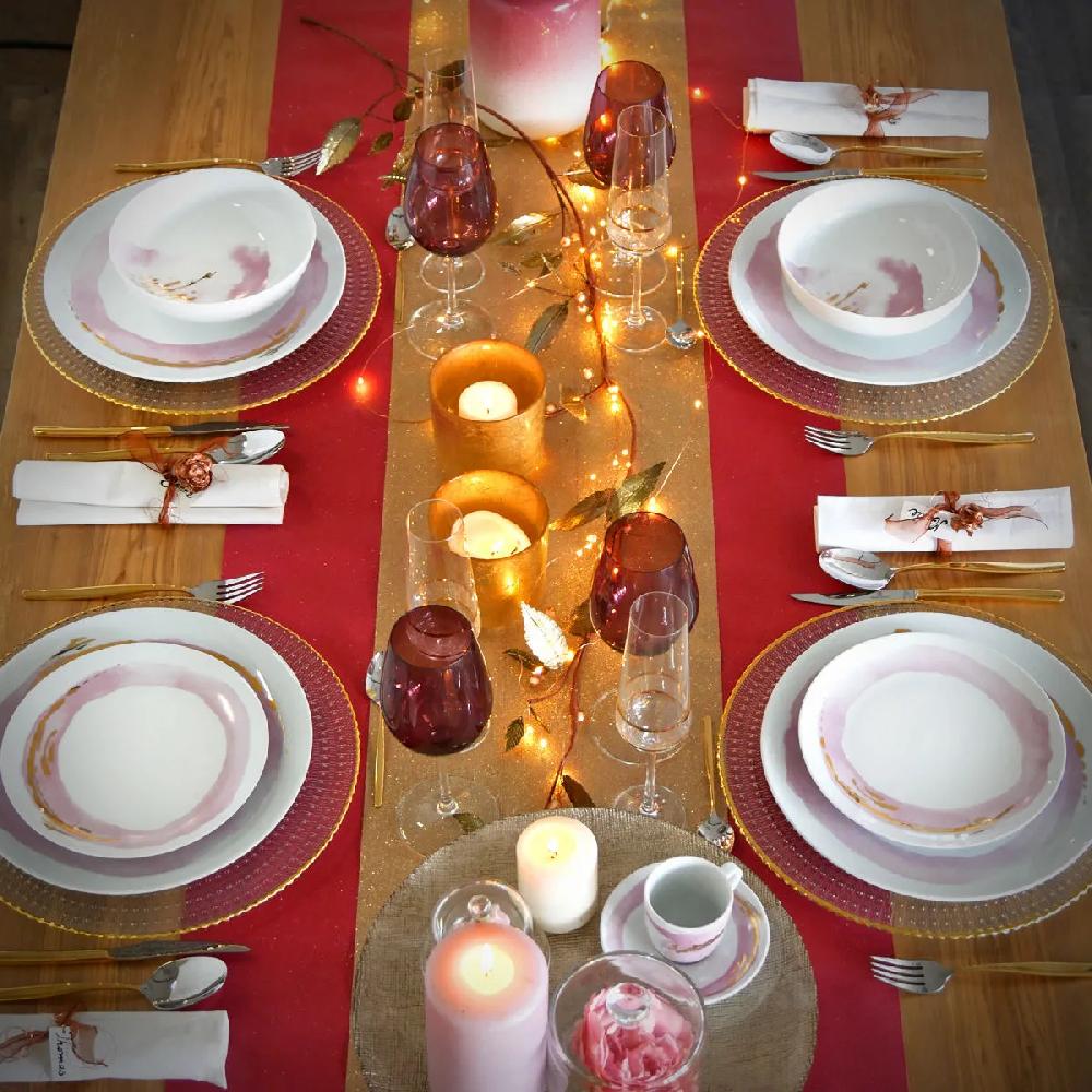 Bruno Evrard Assiette Rose En Porcelaine 18cm - Assiettes Creuses