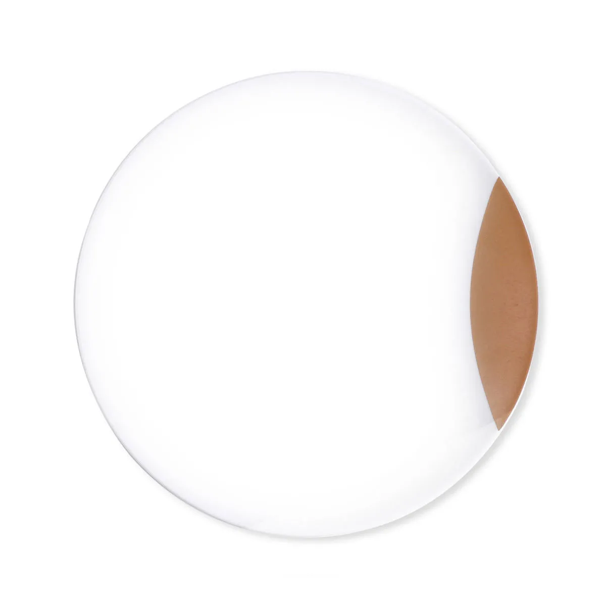 bruno evrard Assiettes à Dessert en Porcelaine Cuivre