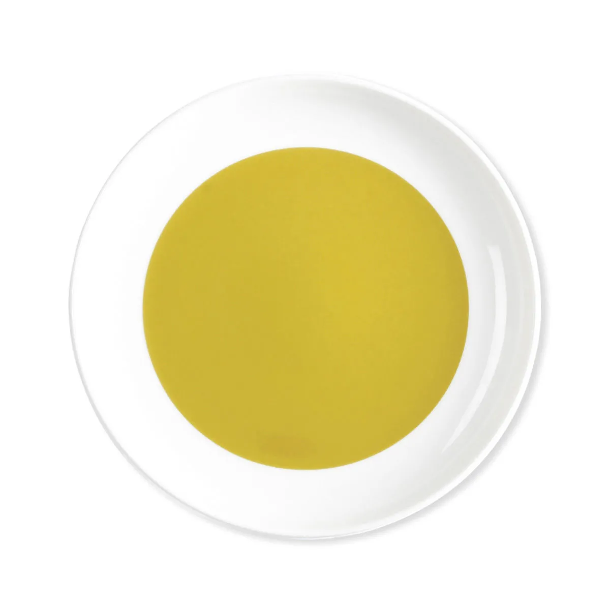 bruno evrard Assiettes à Dessert en Porcelaine (jaune moutarde) - Vaisselle Design