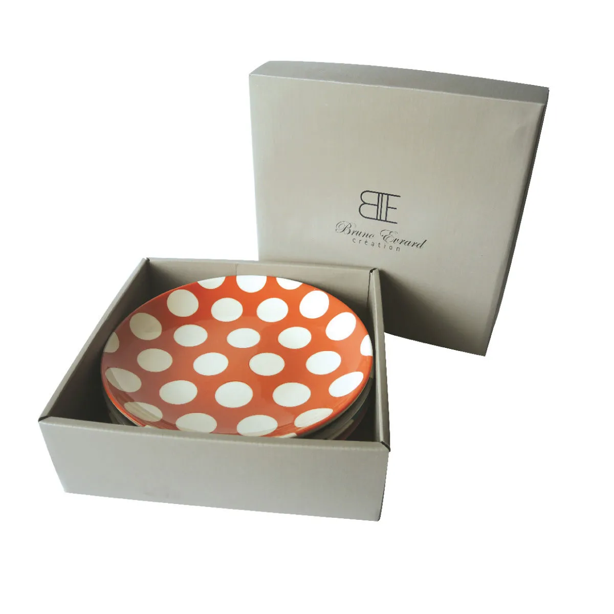 Bruno Evrard Assiettes à Pois En Faïence - Vaisselle Design Et Chic