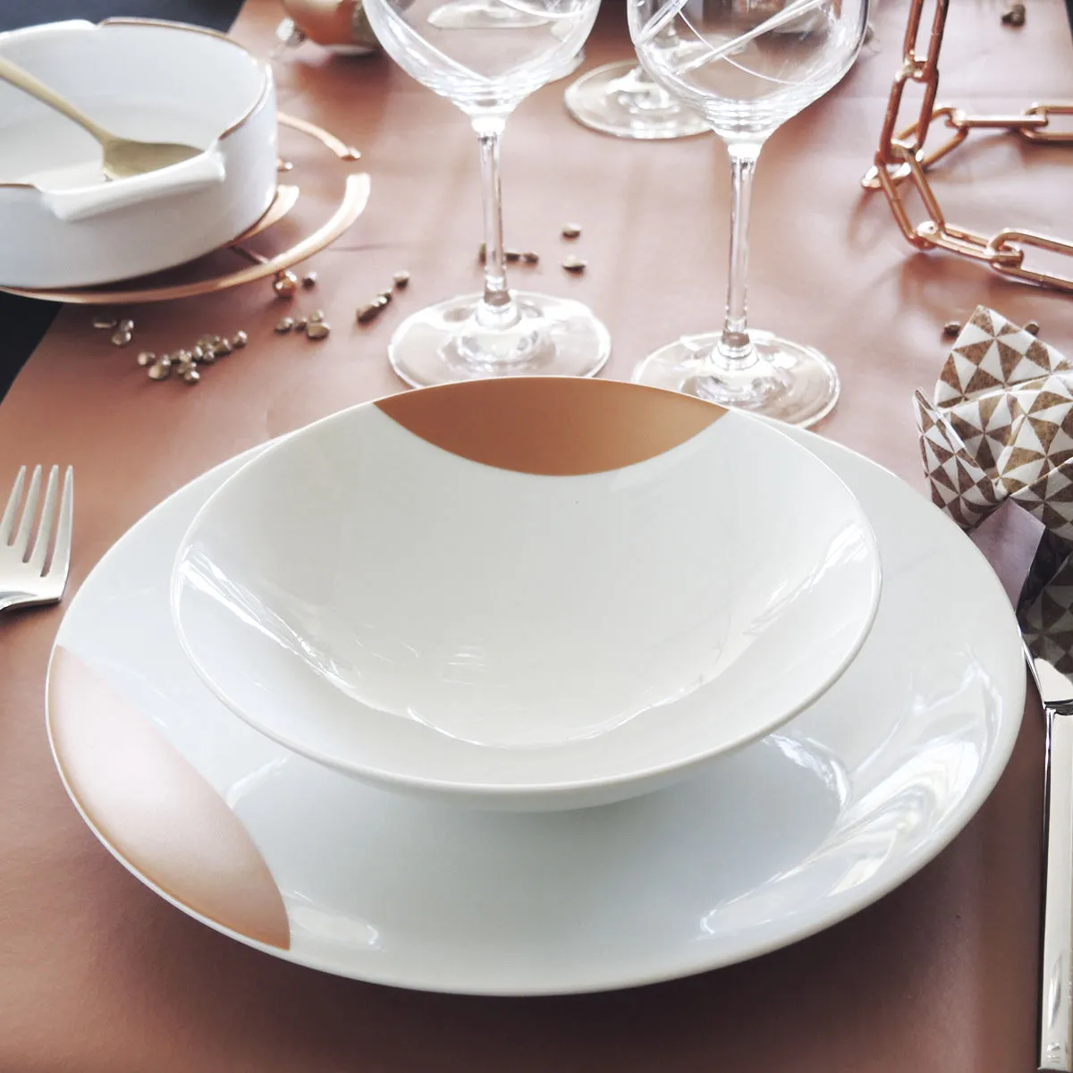 Bruno Evrard Assiettes Creuses En Porcelaine Blanche