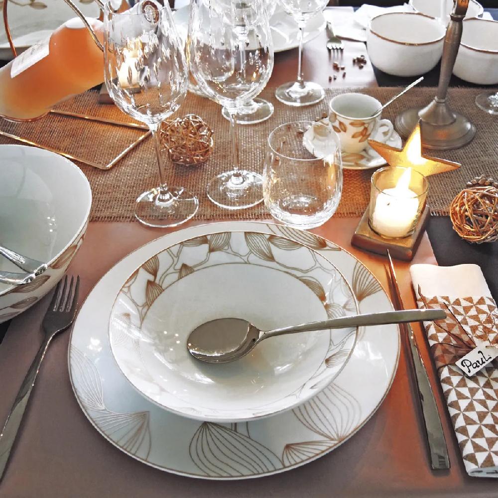 Bruno Evrard Assiettes Creuses En Porcelaine - Collection OLYMPE