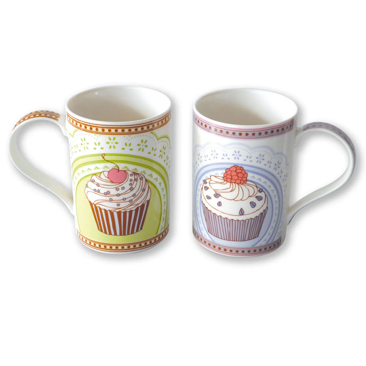 bruno evrard Boite de 2 mugs en porcelaine CHOUKY 30cl