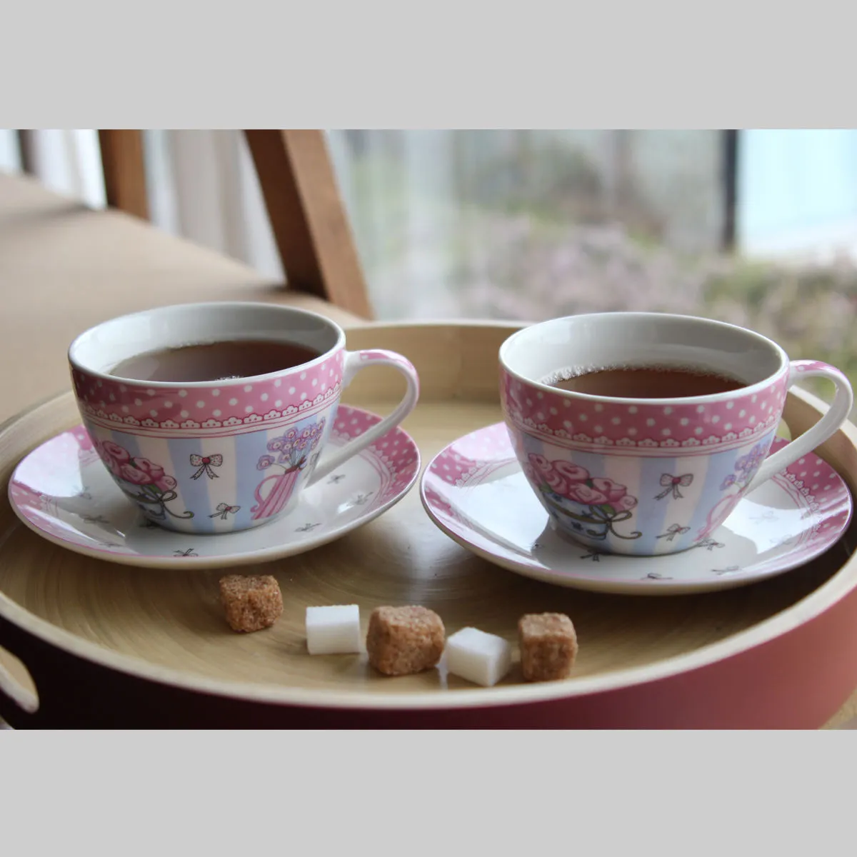 Bruno Evrard Boite De 2 Paire-déjeuners En Porcelaine POPPY 30cl