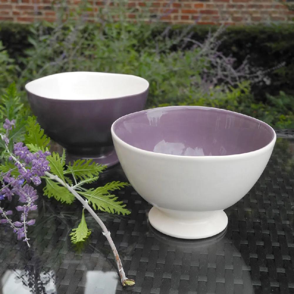 Bruno Evrard Bol à Grand Café Design - Faïence Colorée (violet)