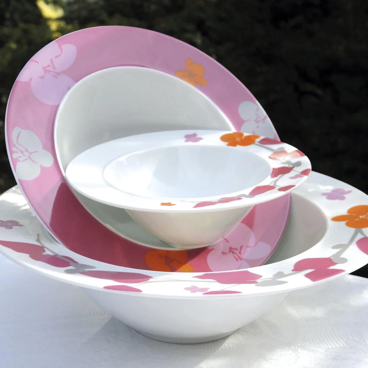 Bruno Evrard Bol à Salade En Porcelaine Blanche à Motifs - Vaisselle Design Et Chic