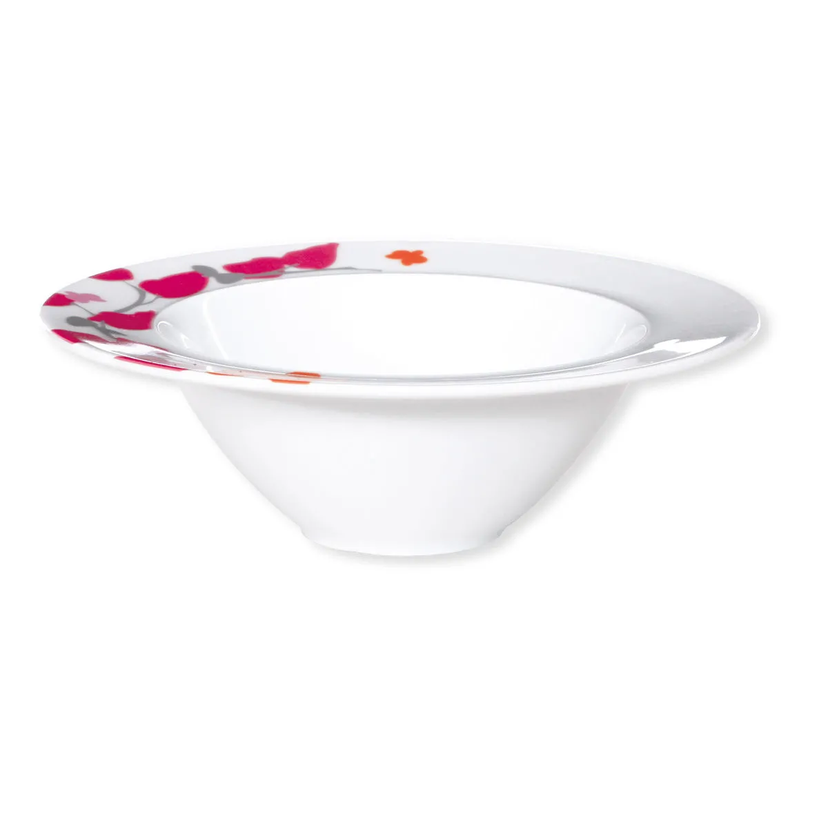 bruno evrard Bol à salade en porcelaine blanche à motifs - Vaisselle Design et Chic