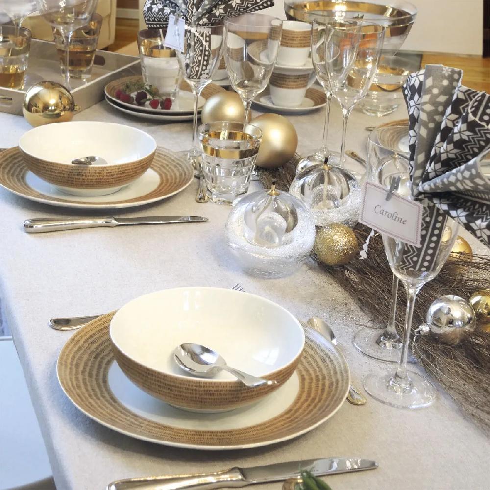 Bruno Evrard Bol Design à Salade En Porcelaine Blanche - Vaisselle Chic Et Tendance