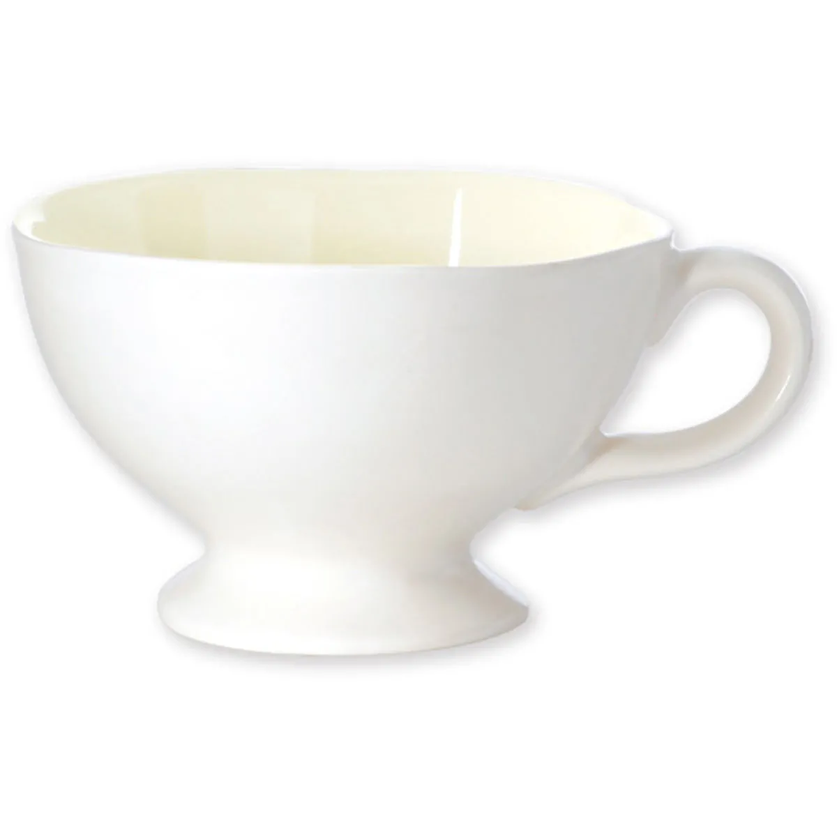 bruno evrard Bol Jumbo en Faïence couleur ivoire - Vaisselle Design et Originale