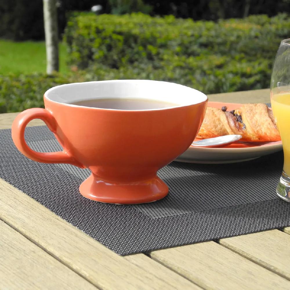 Bruno Evrard Bol Jumbo Orange En Faïence - 30cl - Vaisselle Design Et Tendance