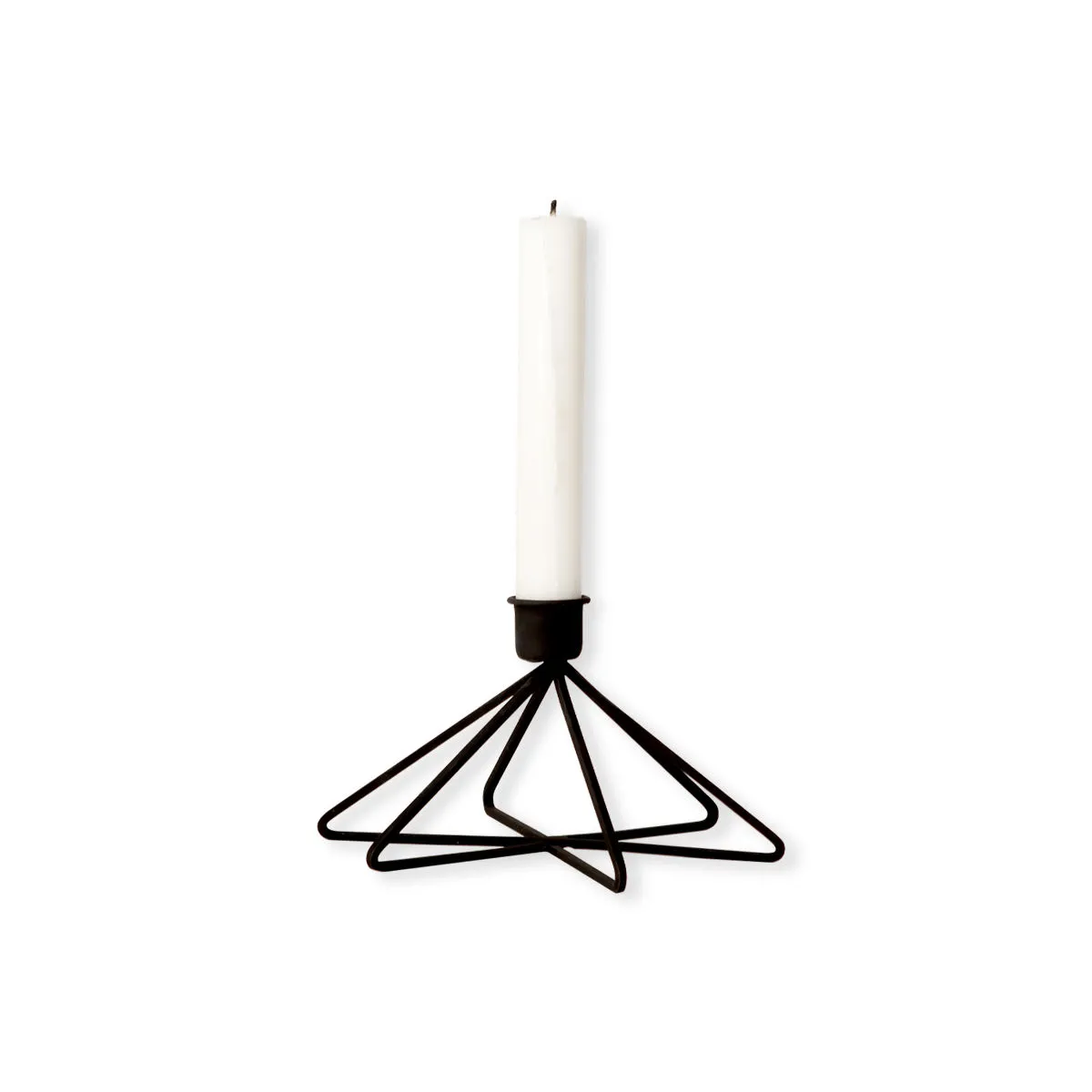 bruno evrard Bougeoir design noir en forme d'étoile bruno evrard Bougeoir design noir en forme d'étoile