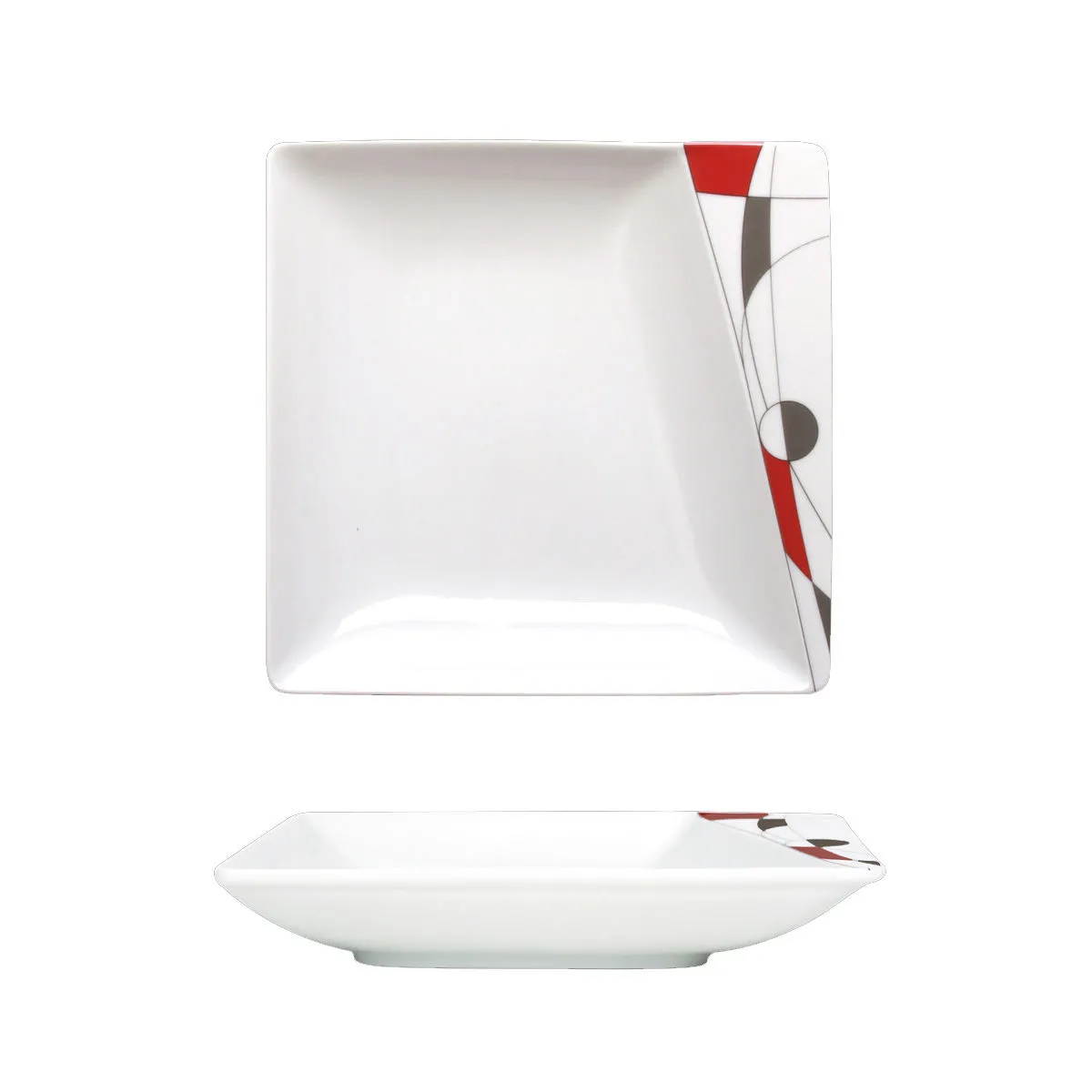 bruno evrard Assiette creuse en porcelaine 20cm