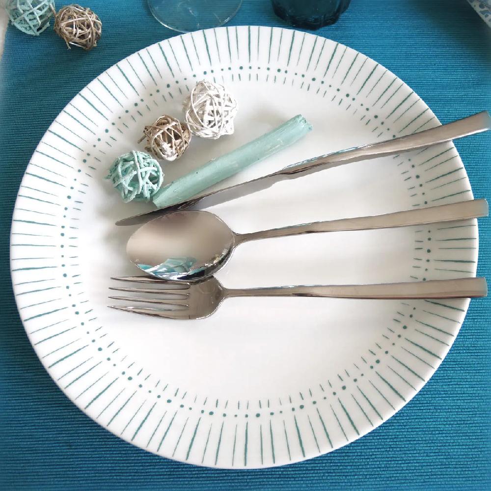 Bruno Evrard Assiette Plate Porcelaine 27cm - SOLNA