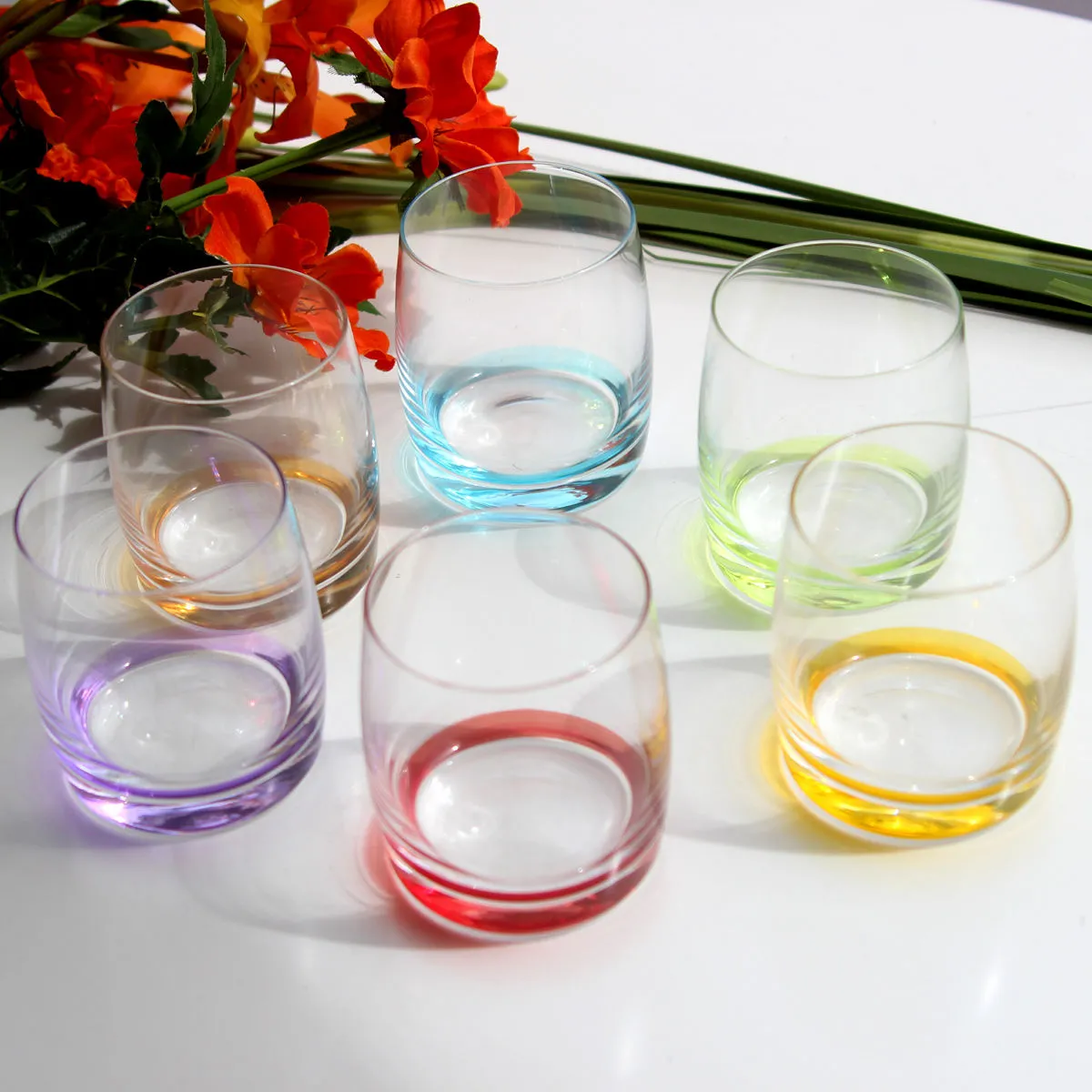 Bruno Evrard Boite De 6 Gobelets Bas CORFOU 29cl