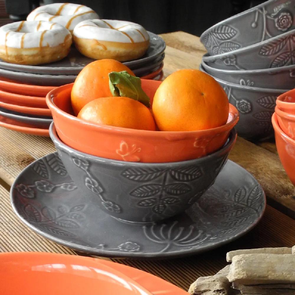 Bruno Evrard Bol à Salade Corail En Faïence 16cm