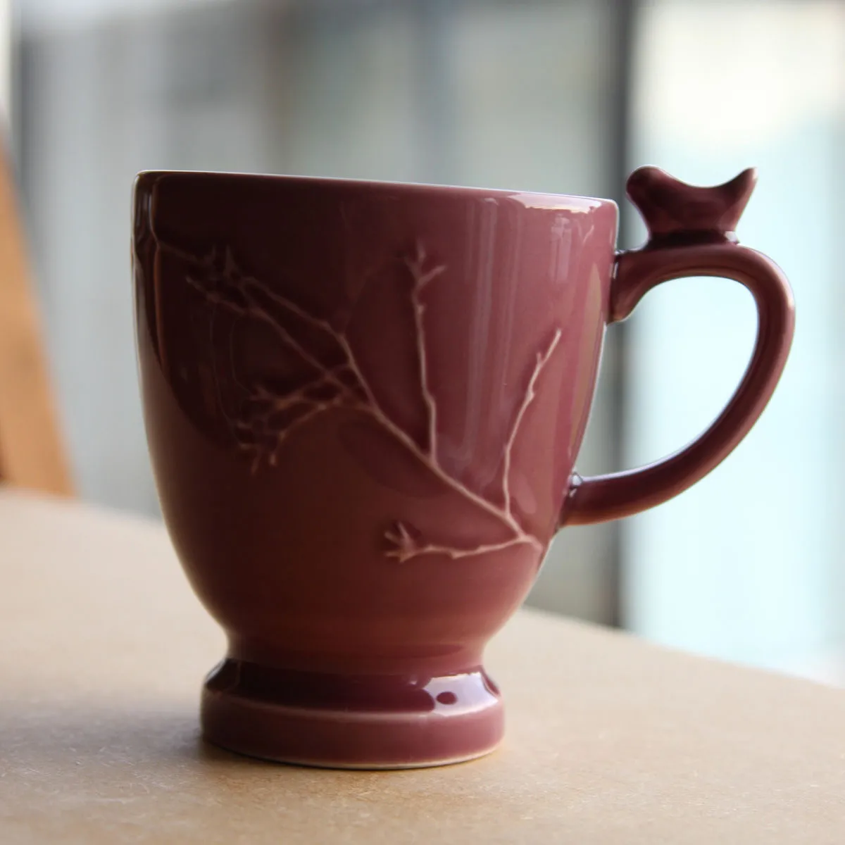 Bruno Evrard Mug Rose En Faïence 30cl - Déco Charme