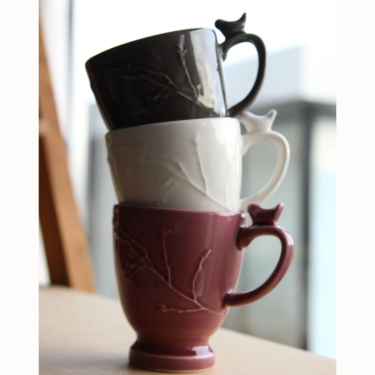 Bruno Evrard Mug Rose En Faïence 30cl - Déco Charme