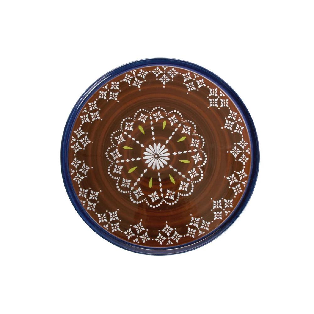 bruno evrard Plat à tarte en céramique