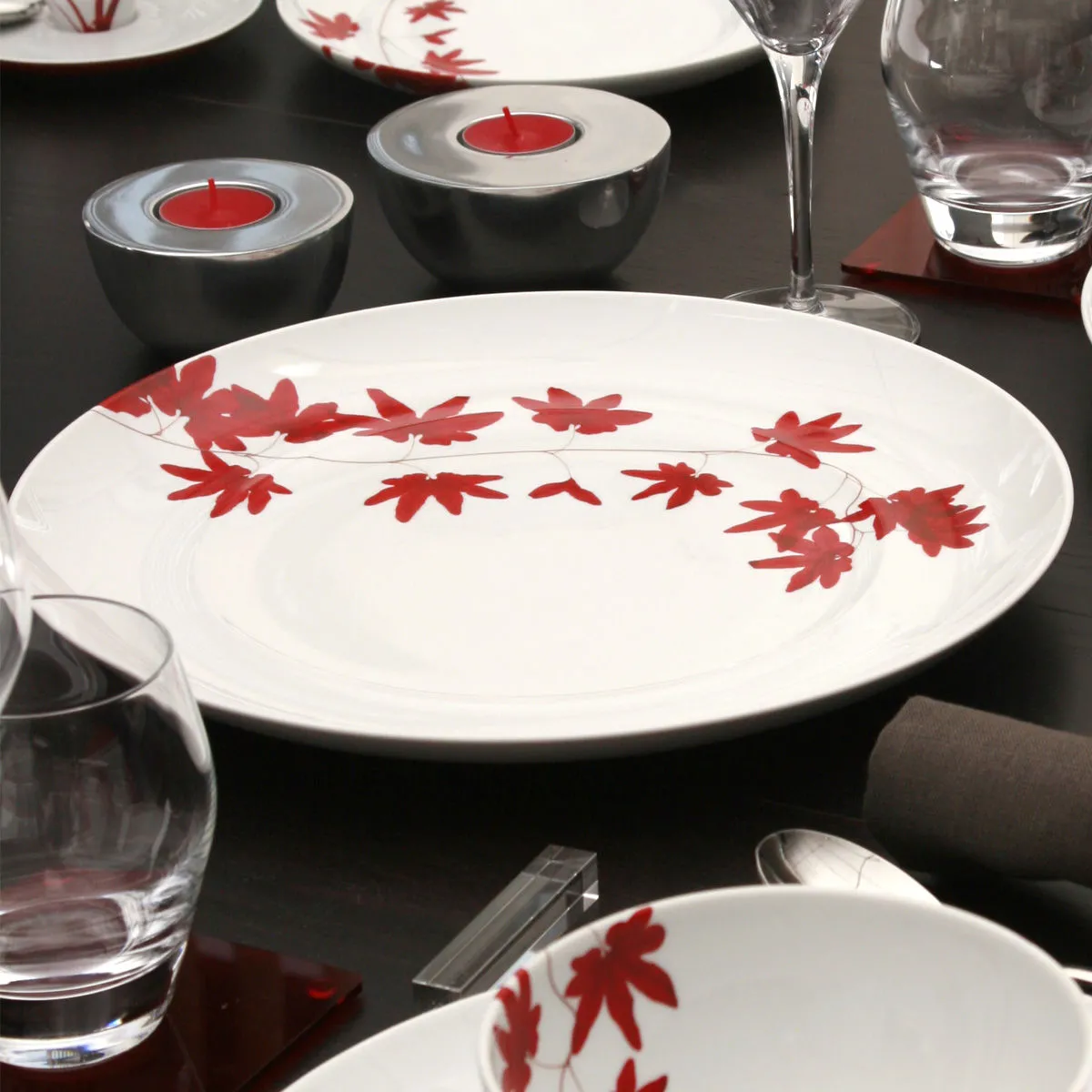 Bruno Evrard Plat Rond Plat En Porcelaine 32cm