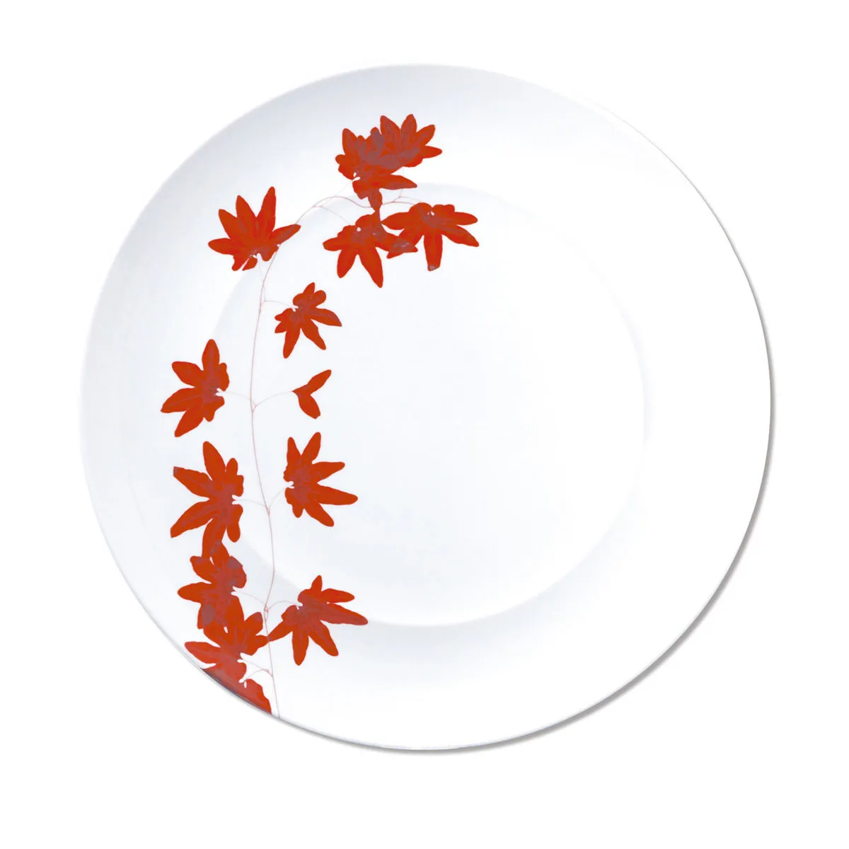 bruno evrard Plat rond plat en porcelaine 32cm