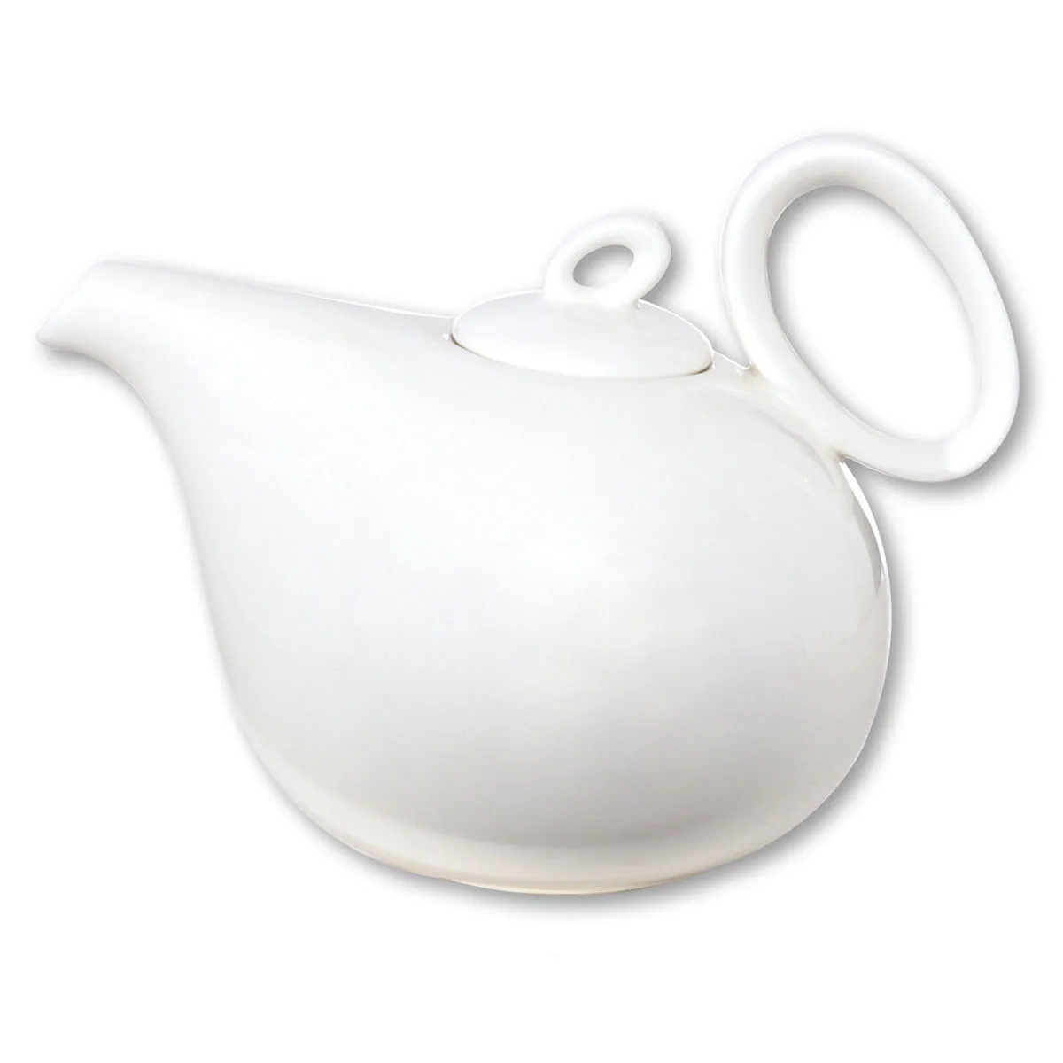 bruno evrard Théière blanche en porcelaine 1L