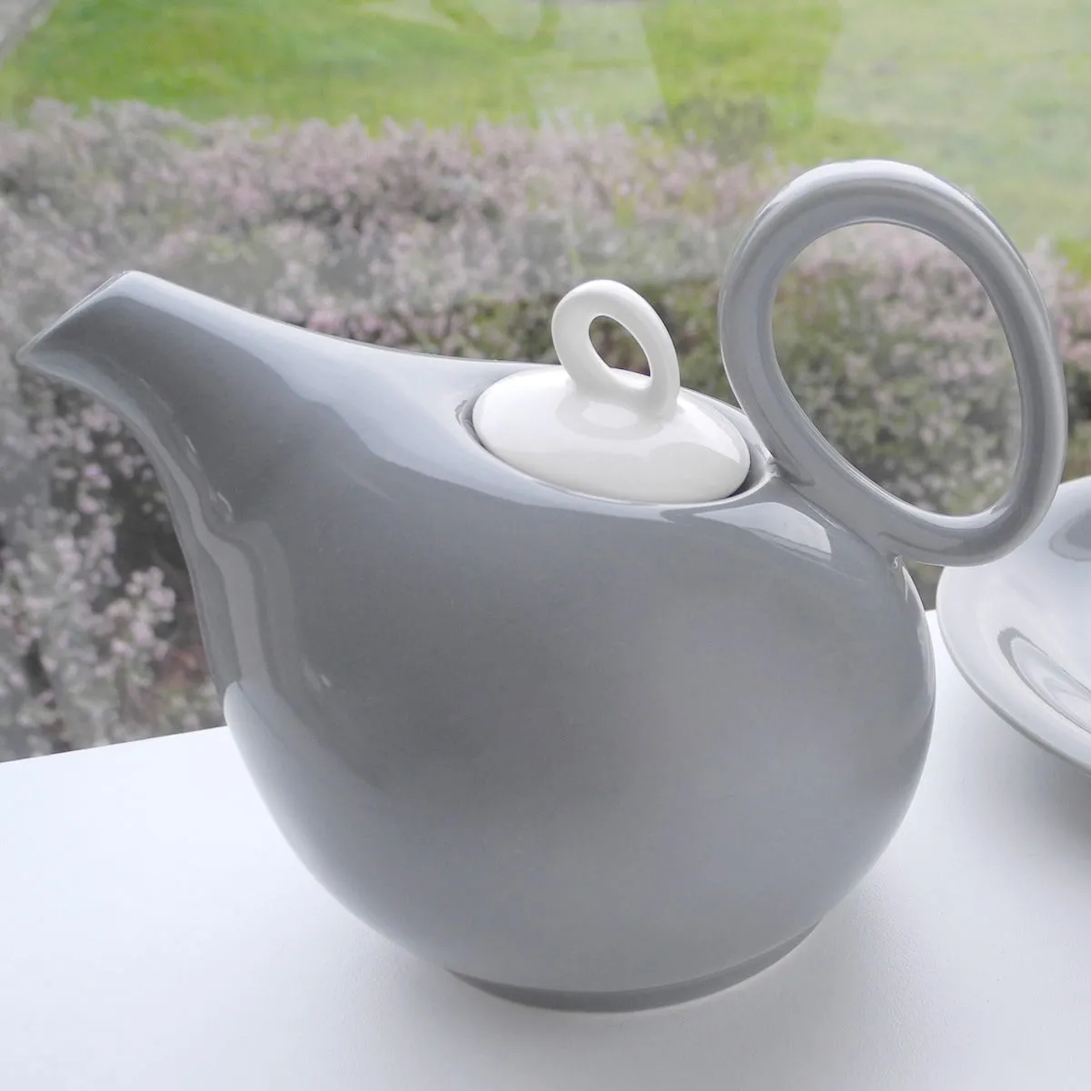 Bruno Evrard Théière Gris En Porcelaine 35cl