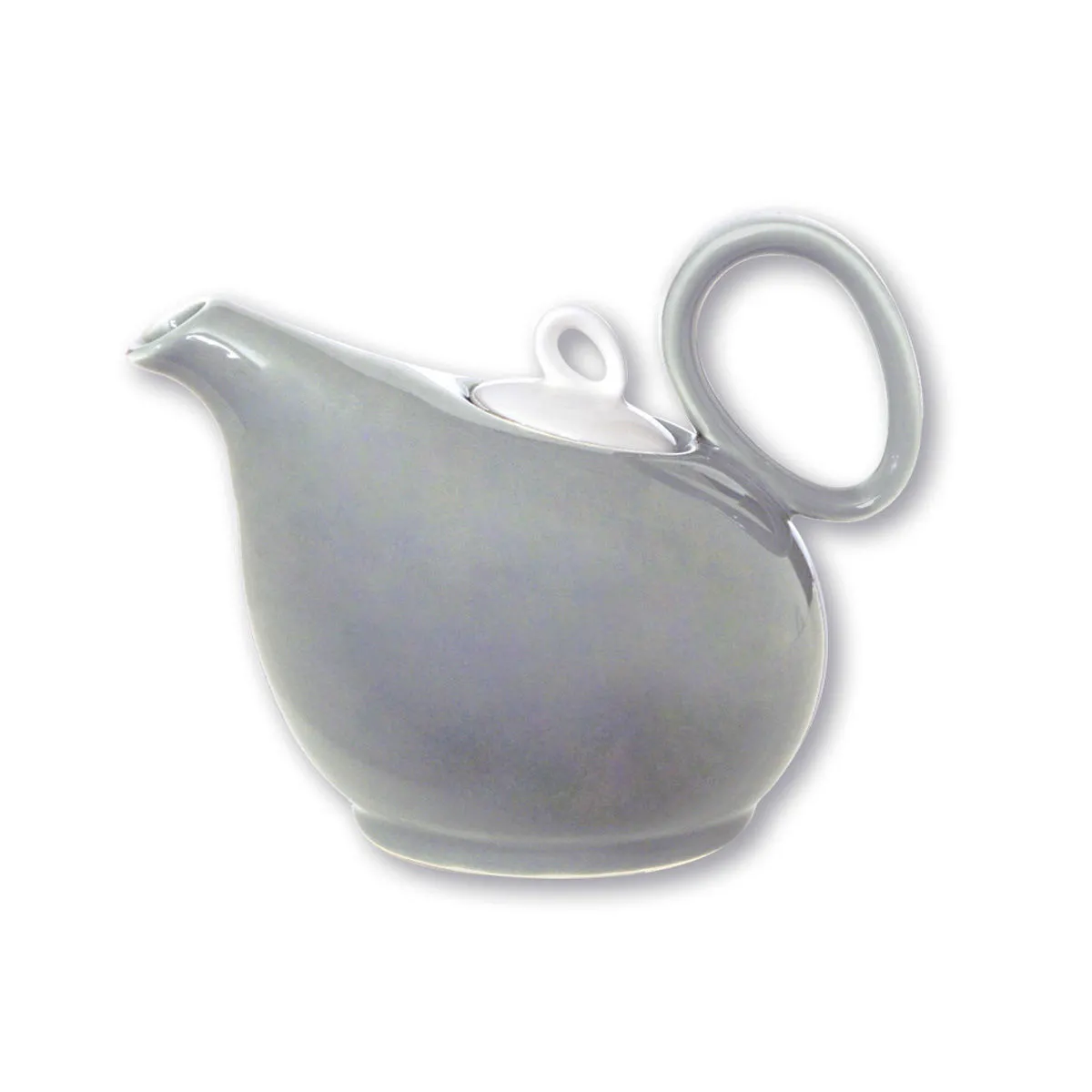 bruno evrard Théière gris en porcelaine 35cl