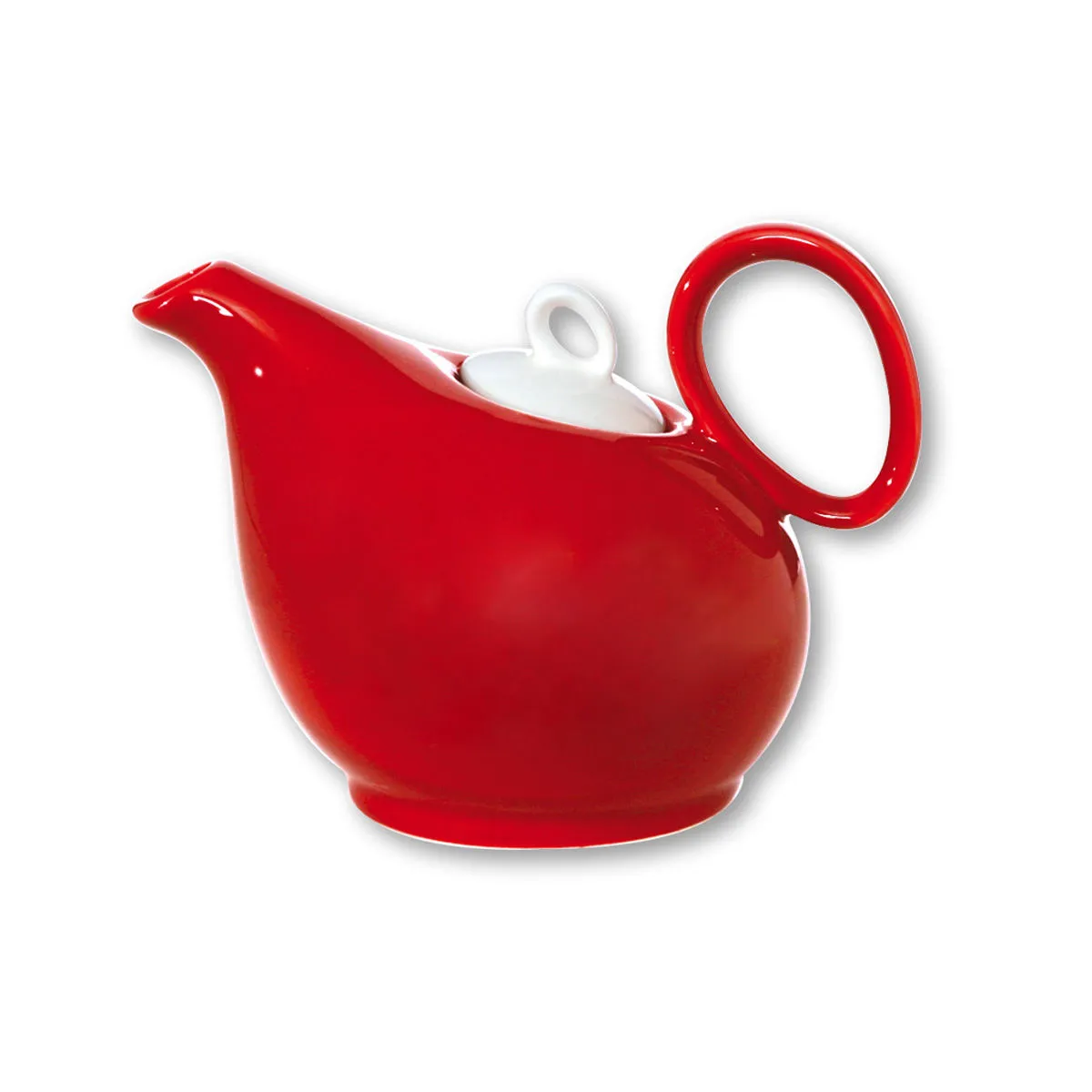 bruno evrard Théière rouge en porcelaine 35cl